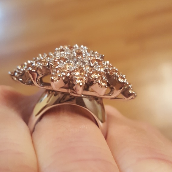 Cubic Zirconia Ring sterling silver - Picture 5 of 9